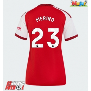 Arsenal Mikel Merino #23 Primera Equipación Mujer 2026-27 Manga Corta